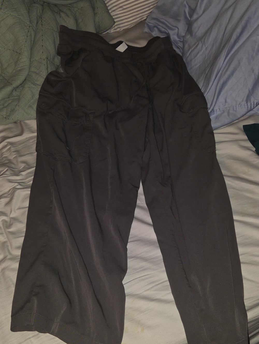 torrid Darj Grey Wide-Leg Cargo Trousers